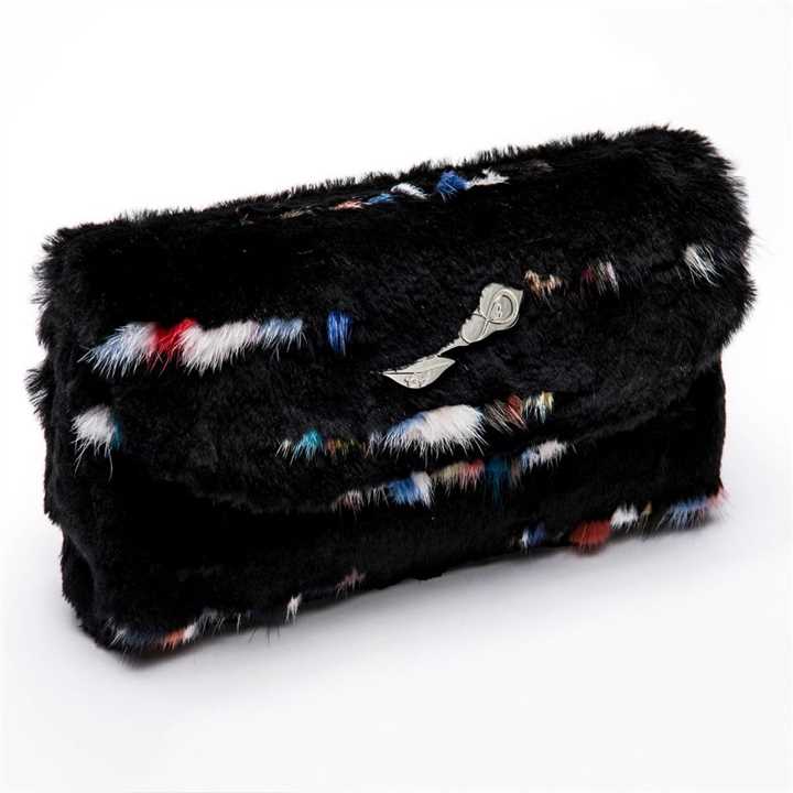 Ingrid Sheared Rabbit with Interwoven Mink