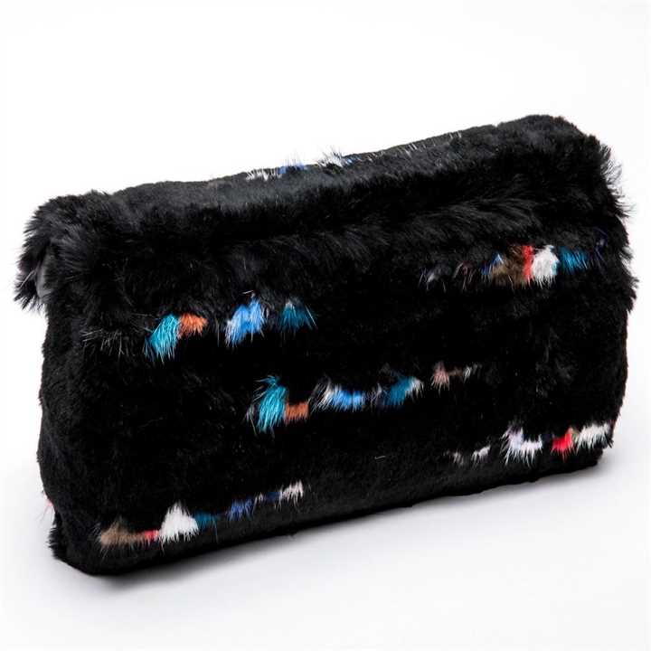 Ingrid Sheared Rabbit with Interwoven Mink